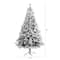 7ft. Unlit Flocked White River Mountain Pine & Pinecones Artificial Christmas Tree